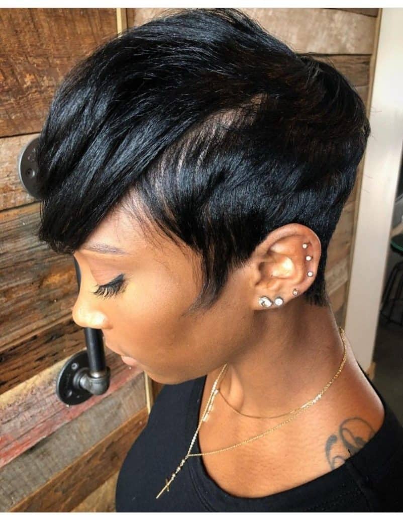 Black Pixie With Asymmetrical Layers Black Pixie With Asymmetrical Layers — Short Relaxed Hairstyles 2027